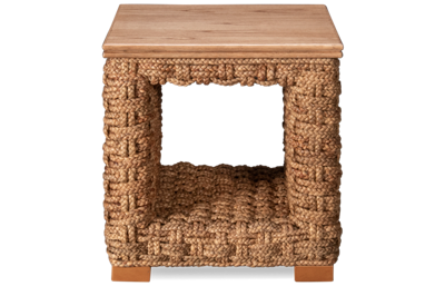 Woven Lamp Table