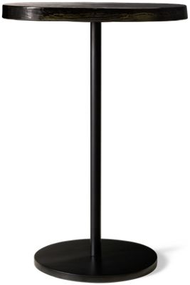 Vinia End Table - Casual Modern Design - Wavy Glass Top