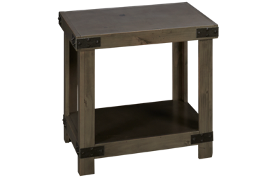 Industrial End Table Rectangle