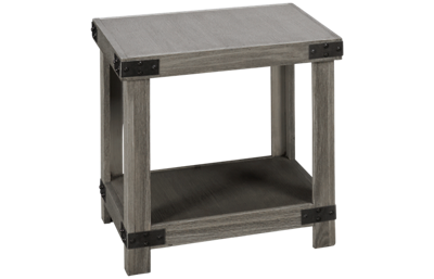 Aspen Industrial End Table Rectangle