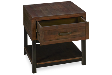 Johurst Rectangle End Table with Storage