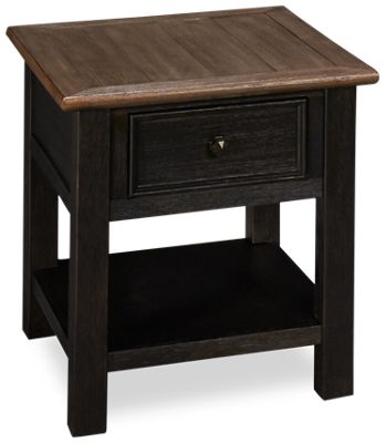 Tyler Creek Rectangle End Table with Storage