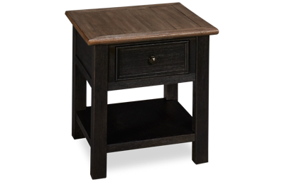 Tyler Creek Rectangle End Table with Storage 