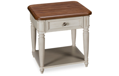 Nashville 1 Drawer End Table with Storage
