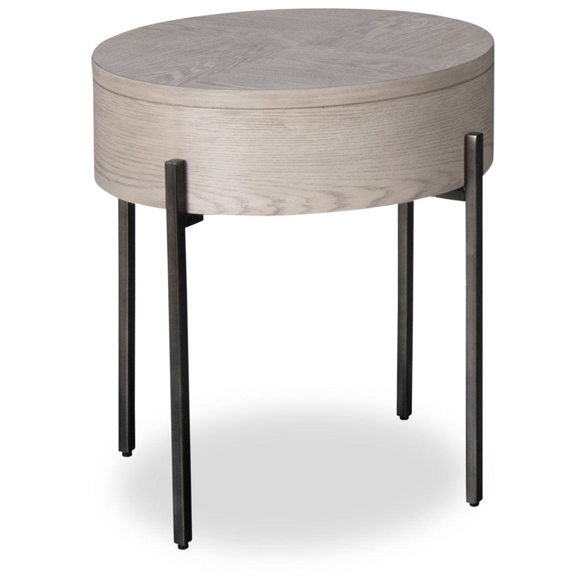 Hekman Brady Round Drum Lamp Table
