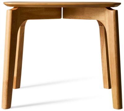 Uptown End Table - Mid-Century Modern Design - Smooth Top - Solid Asian Hardwood