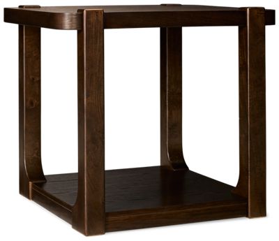 Breckington End Table – Contemporary – Rich Wood Finish