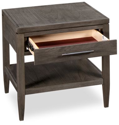 Preston 1 Drawer End Table with Storage