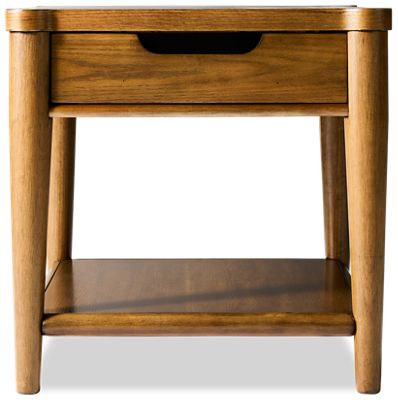 Roanhowe 1 Drawer End Table with Storage