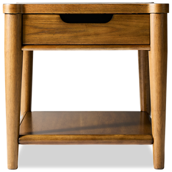 Roanhowe 1 Drawer End Table with Storage