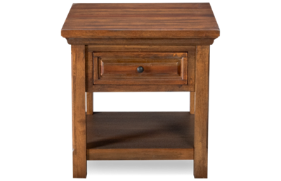 Hill Crest 1 Drawer End Table with Storage