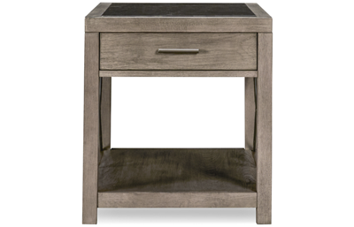 West End 1 Drawer End Table with Storage and Casters