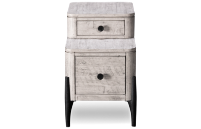 Zane 1 Drawer 1 Door Chairside Table with Storage