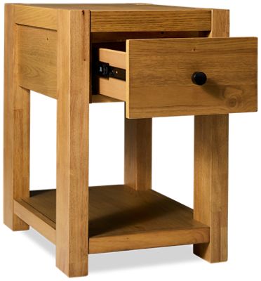 Davie 1 Side Chairside Table with Storage - Thumbnail 3