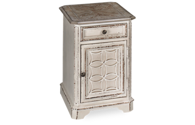 Magnolia Manor Chairside Table with Storage