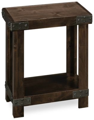 Aspen Industrial Chairside Table