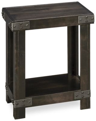 Industrial Chairside Table