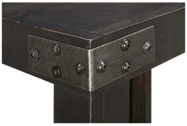 Industrial Chairside Table