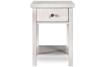 Modern Farmhouse 1 Drawer Chairside Table with Storage