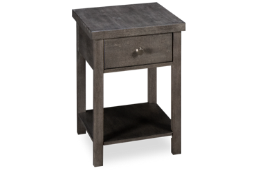 Farmhouse 1 Drawer Chairside Table with Storage