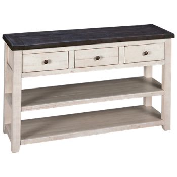 Madison County 3 Drawer Sofa Table with Storage