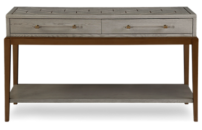 Perrine 2 Drawer Console Table with Storage