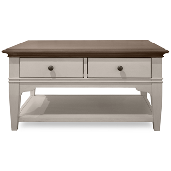 Myra Small Cocktail Table with Storage and Casters