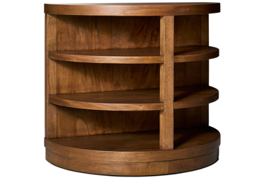 Caden Demilune End Table 