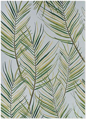 Dolce Bamboo Forest Outdoor Area Rug – Transitional – Machine Woven – Green/Botanical
