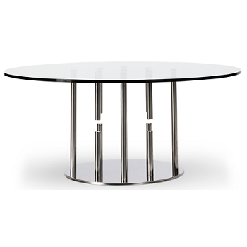 Floating Pedestal Round Cocktail Table