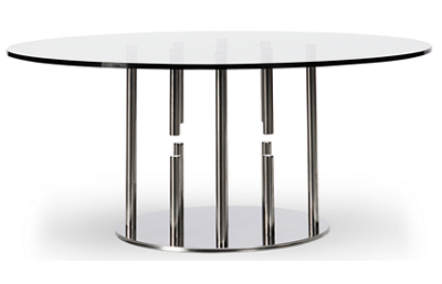 Floating Pedestal Round Cocktail Table
