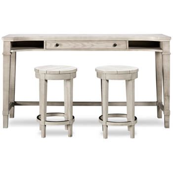 Belhaven Sofa Table with Two Counter Stools
