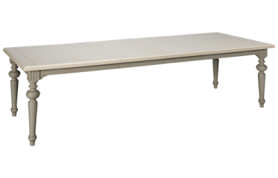 Summer Hill Gray Rectangular Dining Table with Leaf