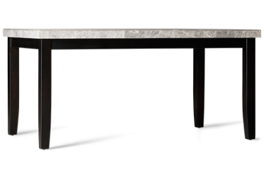 Napoli Dining Table - Marble Veneer Top - Tapered Square Legs