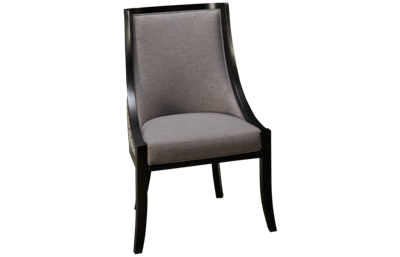 Classic Side Chair with Brushed Nickel Nailhead Trim