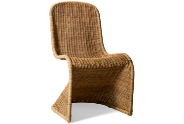 Coastal Living Oasis Dining Chair - Stylish Cantilevered Design - Durable Woven Rattan