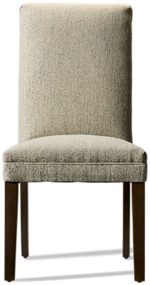 Benson Upholstered Side Chair - High Rolled Back - Cushioned Seat - Durable Performance Crypton Fabric - Easy Maintenance