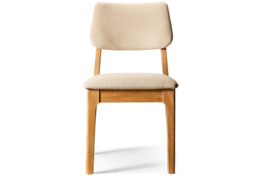 Transformer Nova Stackable Dining Chair - Solid Hevea Wood - Durable Upholstery