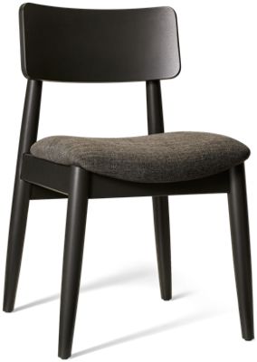 Transformer Table Round Stackable Dining Chair - Ergonomic Design - Curved Backrest - Contoured Upholstered Seat - Stackable For Storage - Modern Minimalist Style