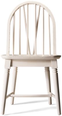 Country Living Windsor Side Chair - Traditional Style - Arched Spindle Back - Tapered Legs - Contoured Seat