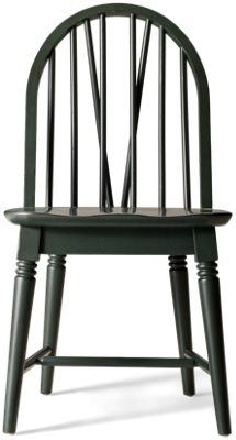 Country Living Windsor Side Chair - Traditional Style - Arched Spindle Back - Tapered Legs - Contoured Seat