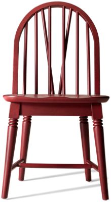 Country Living Windsor Side Chair - Traditional Style - Arched Spindle Back - Tapered Legs - Contoured Seat