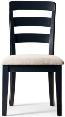 Westport Ladderback Side Chair - Elegant Ladderback Design - Durable Construction - Soft Upholstered Seat