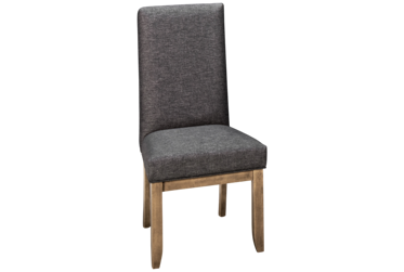 Pecan Upholstered Side Chair