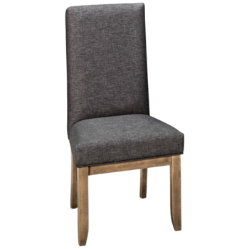 Pecan Upholstered Side Chair