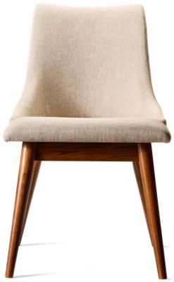 American Modern Upholstered Side Chair - Curved Back