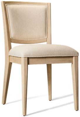 Carmella Upholstered Side Chair - Curved Upholstered Back - Cushioned Seat - Tapered Square Legs