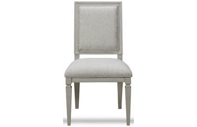 Summer Hill Gray Woven Accent Side Chair