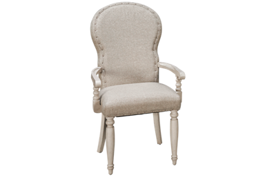 Nashville Upholstered Arm Chair with Nailhead