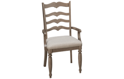 Klaussner Home Furnishings Nashville Ladderback Arm Chair